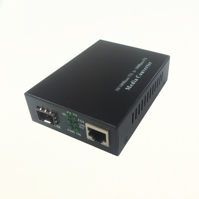 100M Ethernet to Fiber Media Converter HY-11-SFP02